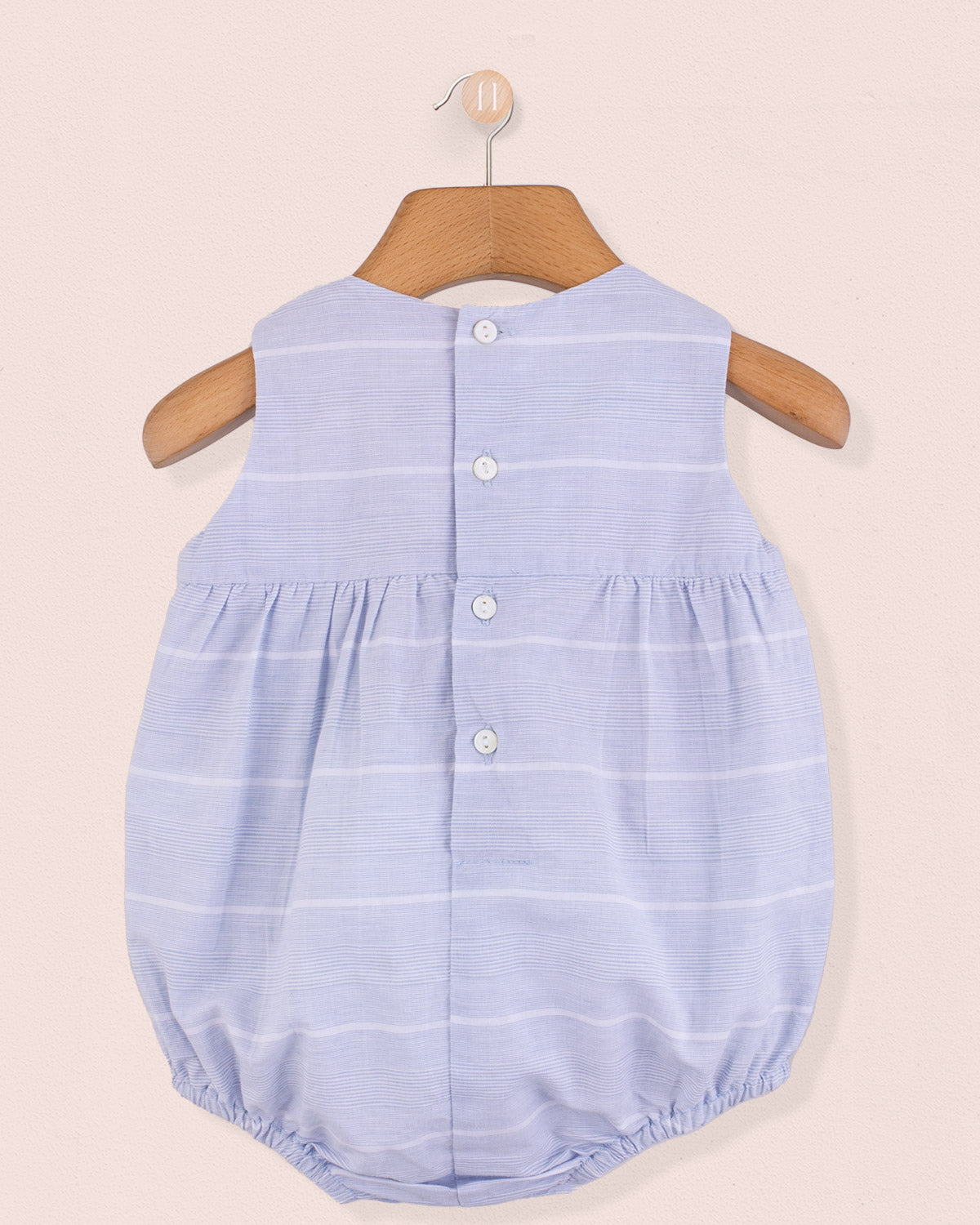 Kensington Baby Blue Pinstripe Romper - Romper