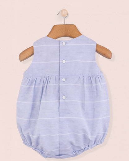 Kensington Baby Blue Pinstripe Romper - Romper