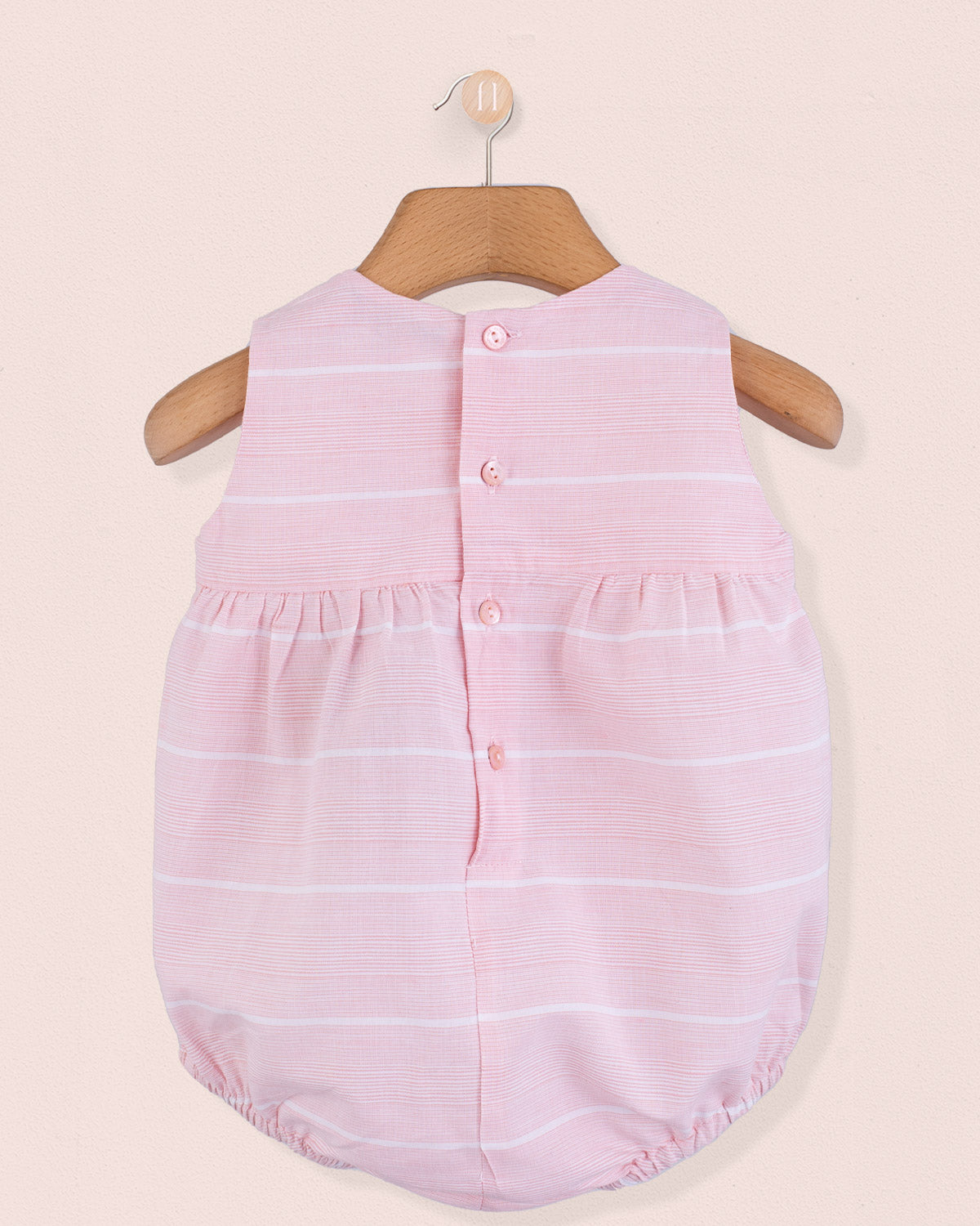 Kensington Baby Pink Pinstripe Romper - Romper