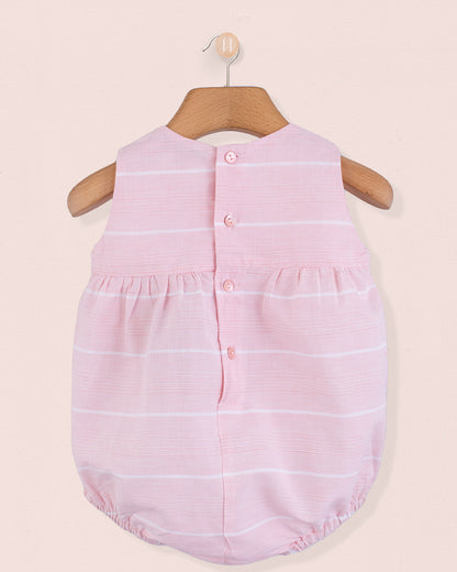 Kensington Baby Pink Pinstripe Romper - Romper