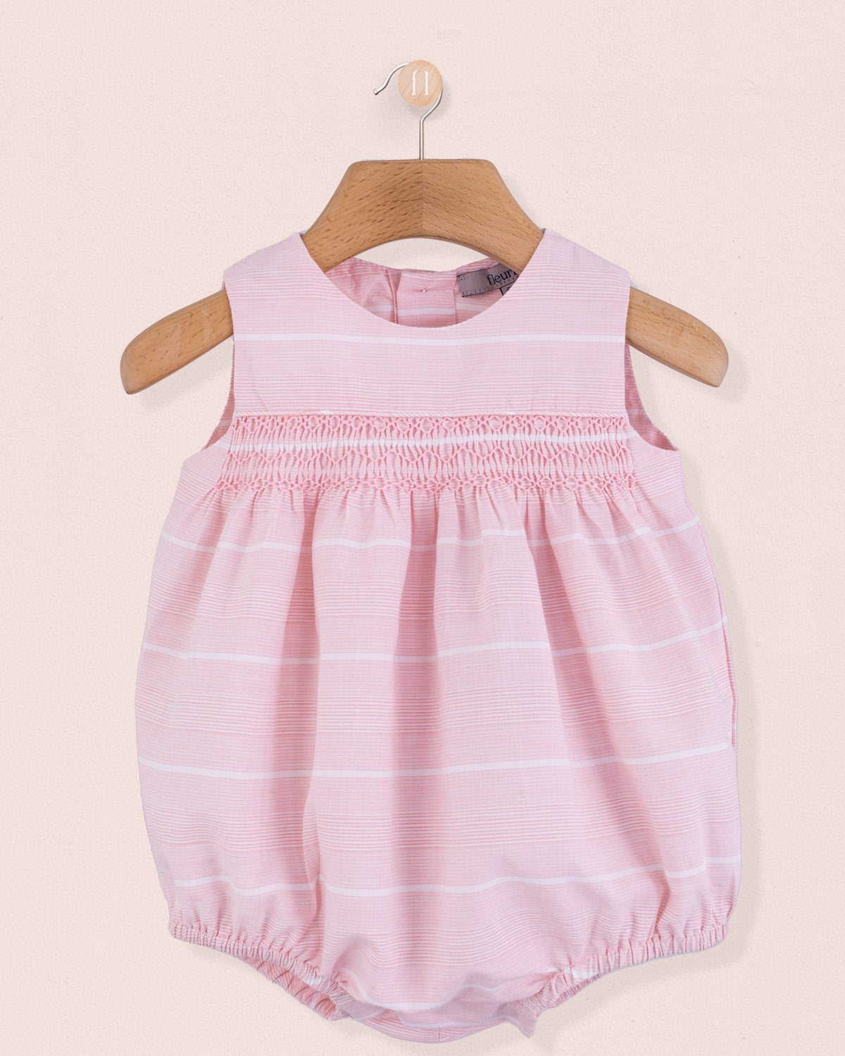 Kensington Baby Pink Pinstripe Romper - Romper