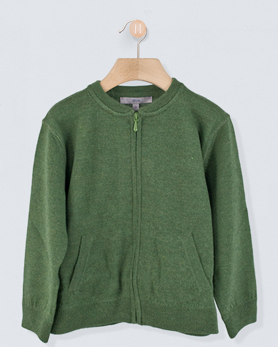 Knightsbridge Hunter Mélange Zipper Sweater