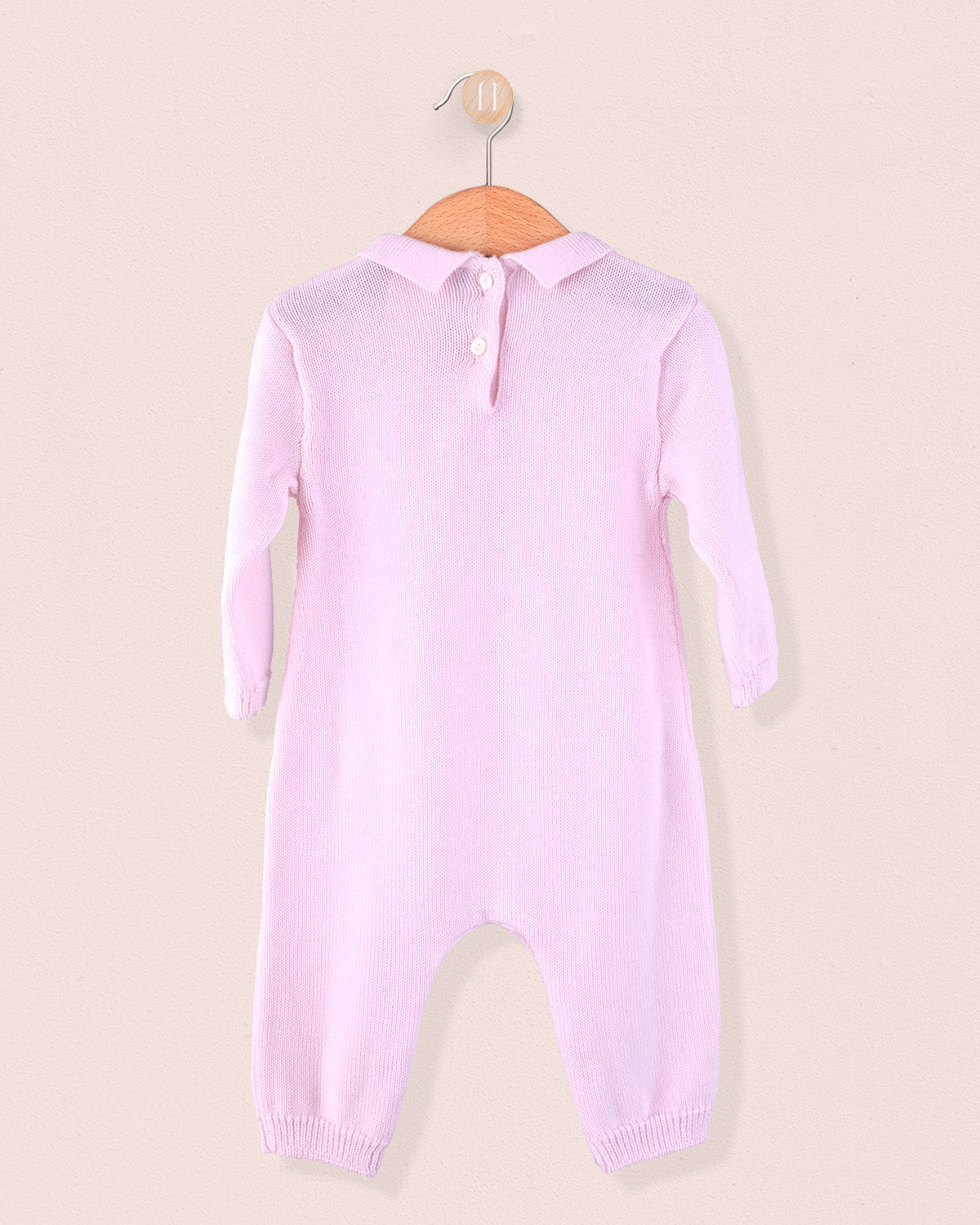 Take Me Home Knit Baby Pink - Romper