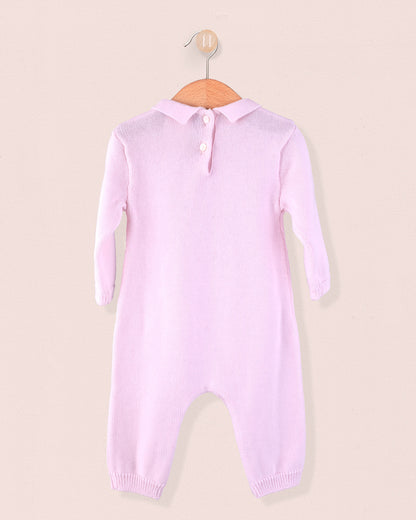 Take Me Home Knit Baby Pink - Romper