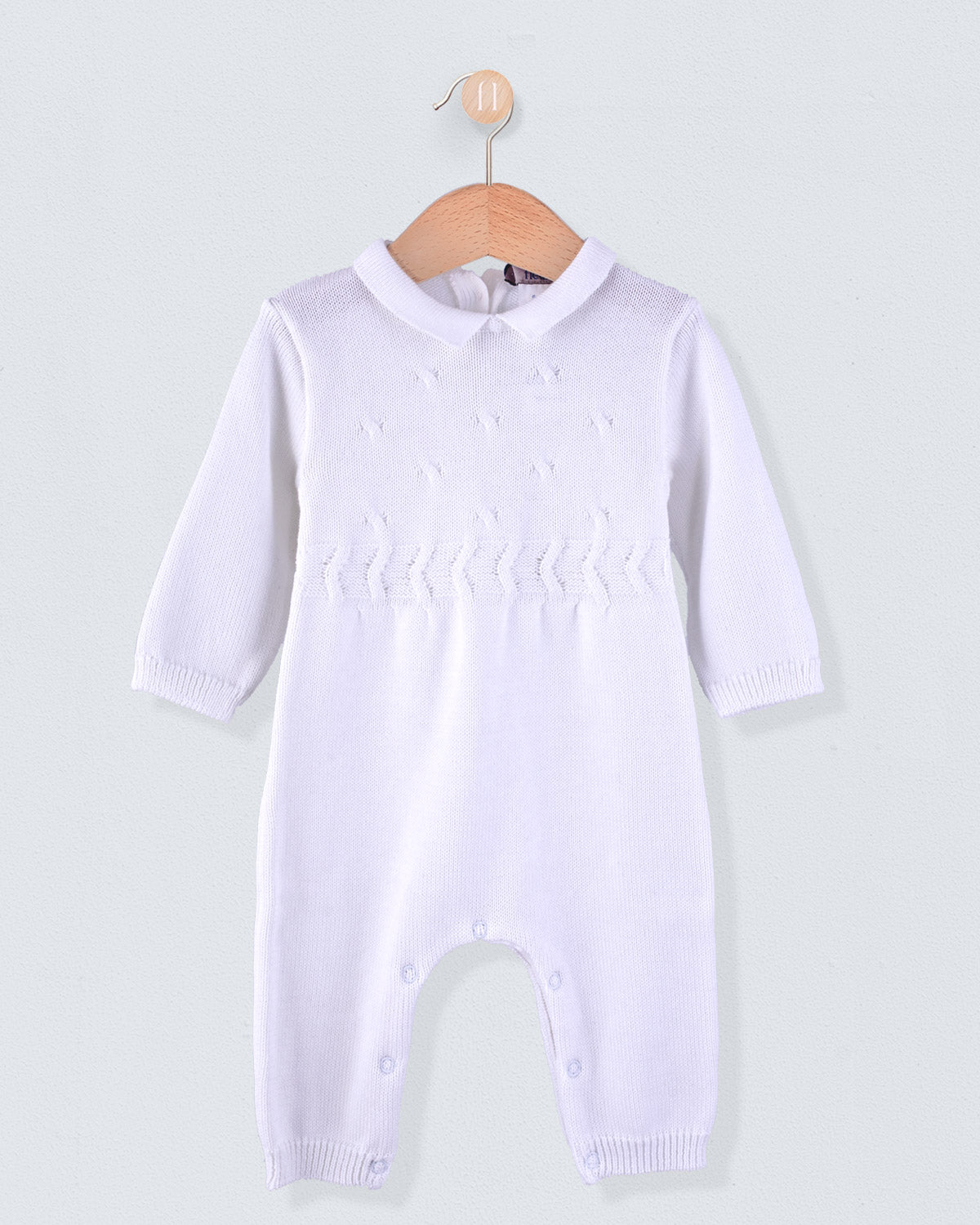 Take-Me-Home Knit White - romper