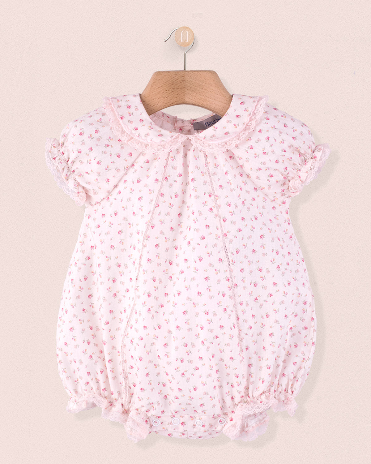Lace Petits Fleurs Octuose Bubble - Romper