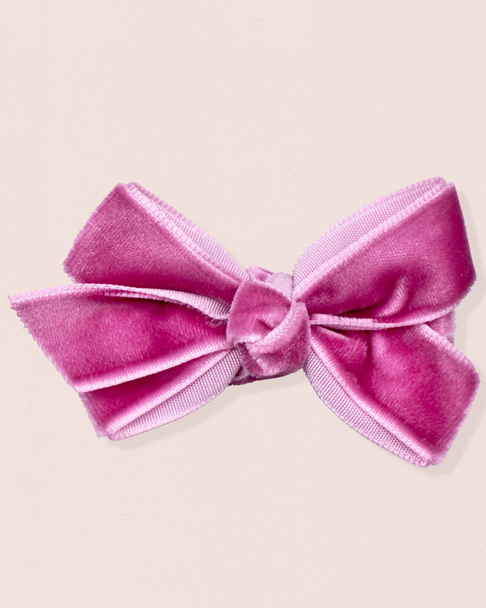 Hairbow 6cm Rose Velvet