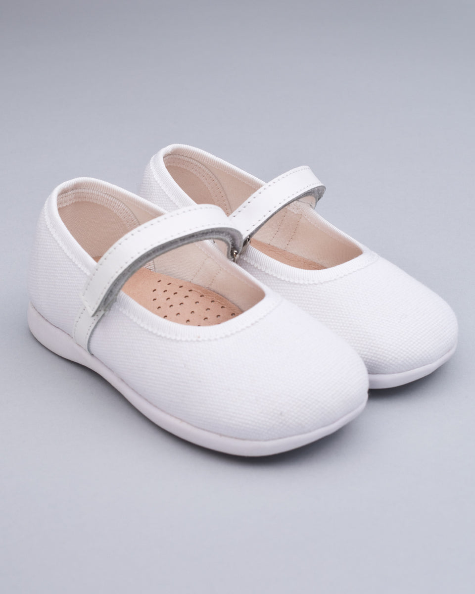 Lauren White Canvas Shoe