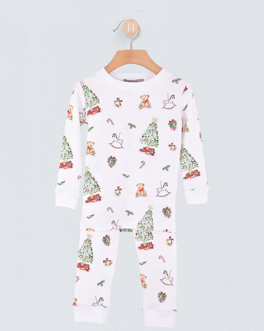 Christmas 2-Piece Pima Pajama on hanger