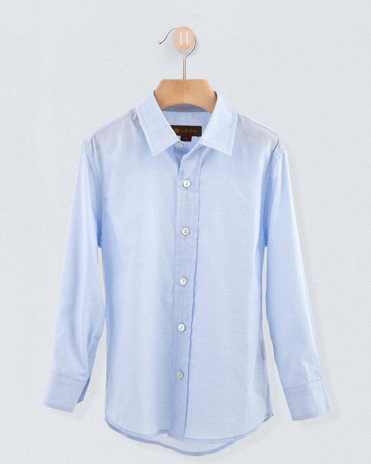 Bernard Fine Italian Blue Shirt - Shirt