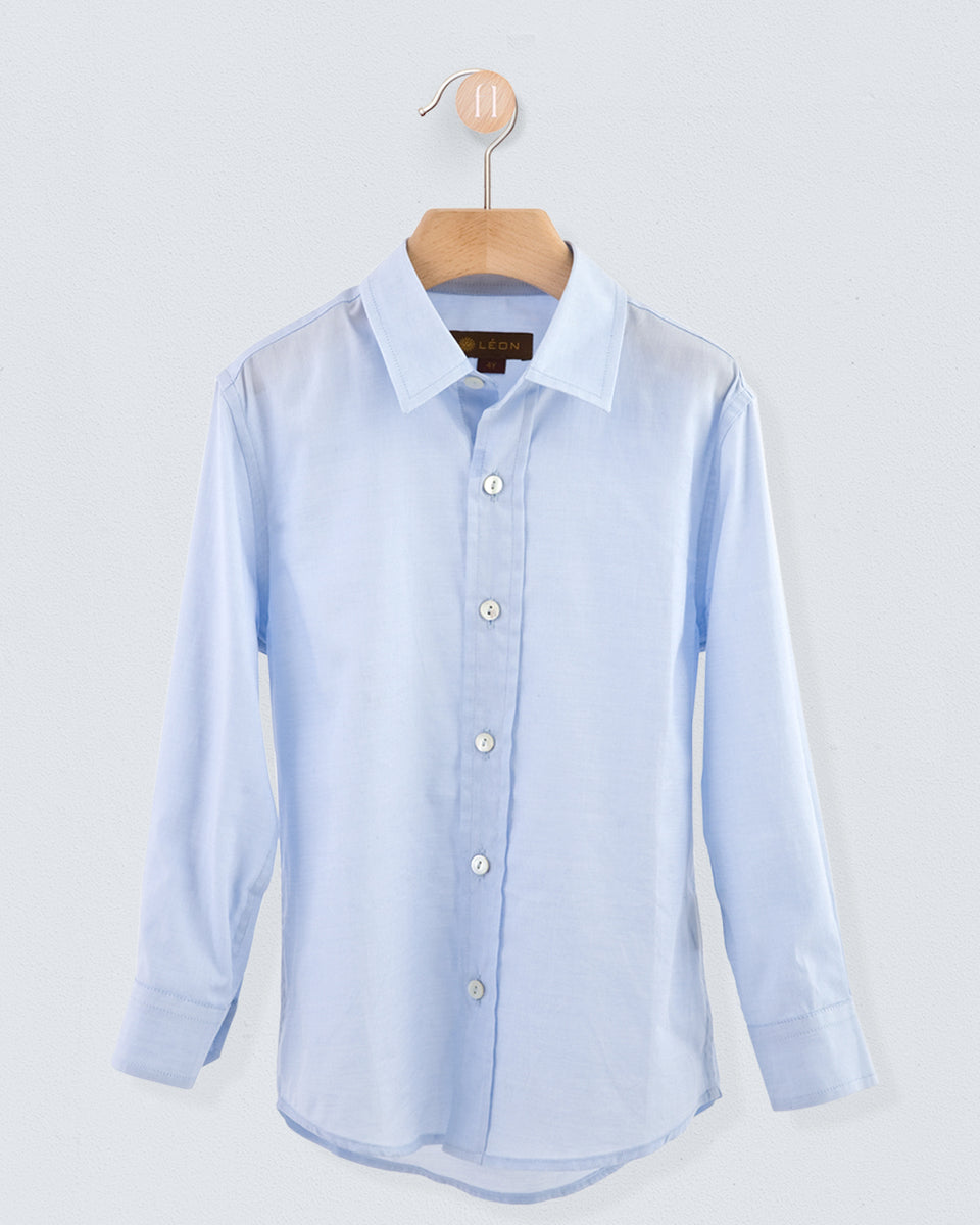 Bernard Fine Italian Blue Shirt