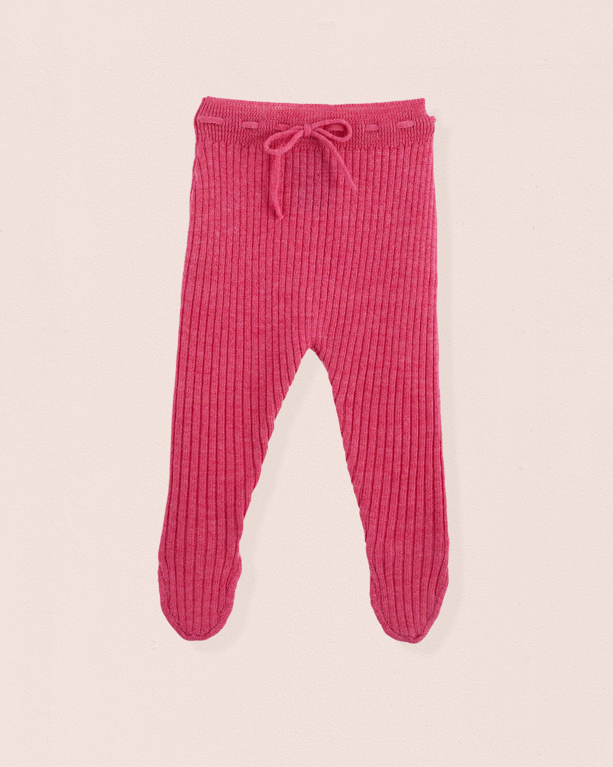 Ribbed Framboise Knit Footed Legging - Legging