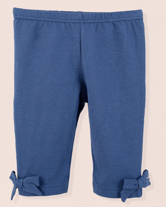 Italian Capri Summer Navy Cotton Legging - Jersey