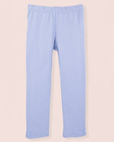 Italian Brushed Cotton Light Blue Legging