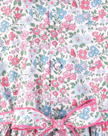 Emma Liberty Anabella Pastel Smock - Smocked Dress