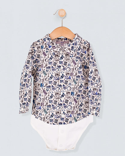 Renard Liberty Blue Musical Mile Shirt - Shirt