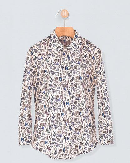 Renard Liberty Blue Musical Mile Shirt - Shirt