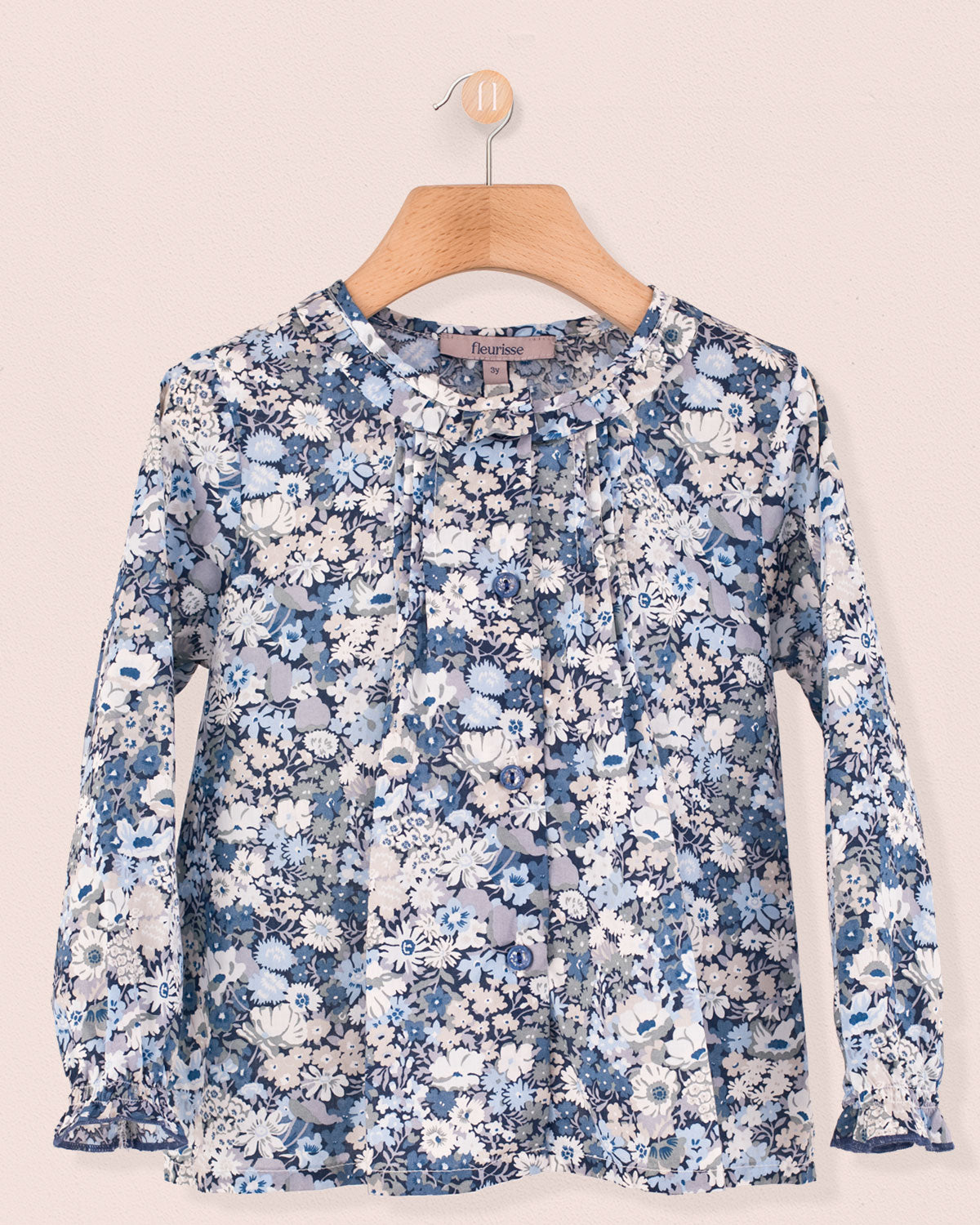 Ruffle Tunic Liberty Thorpe Navy - Tunic