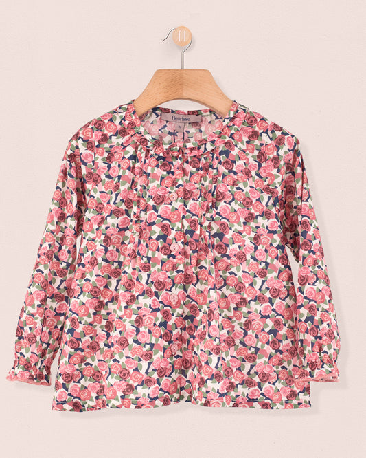 Ruffle Tunic Liberty Stone Rose Pink - Tunic