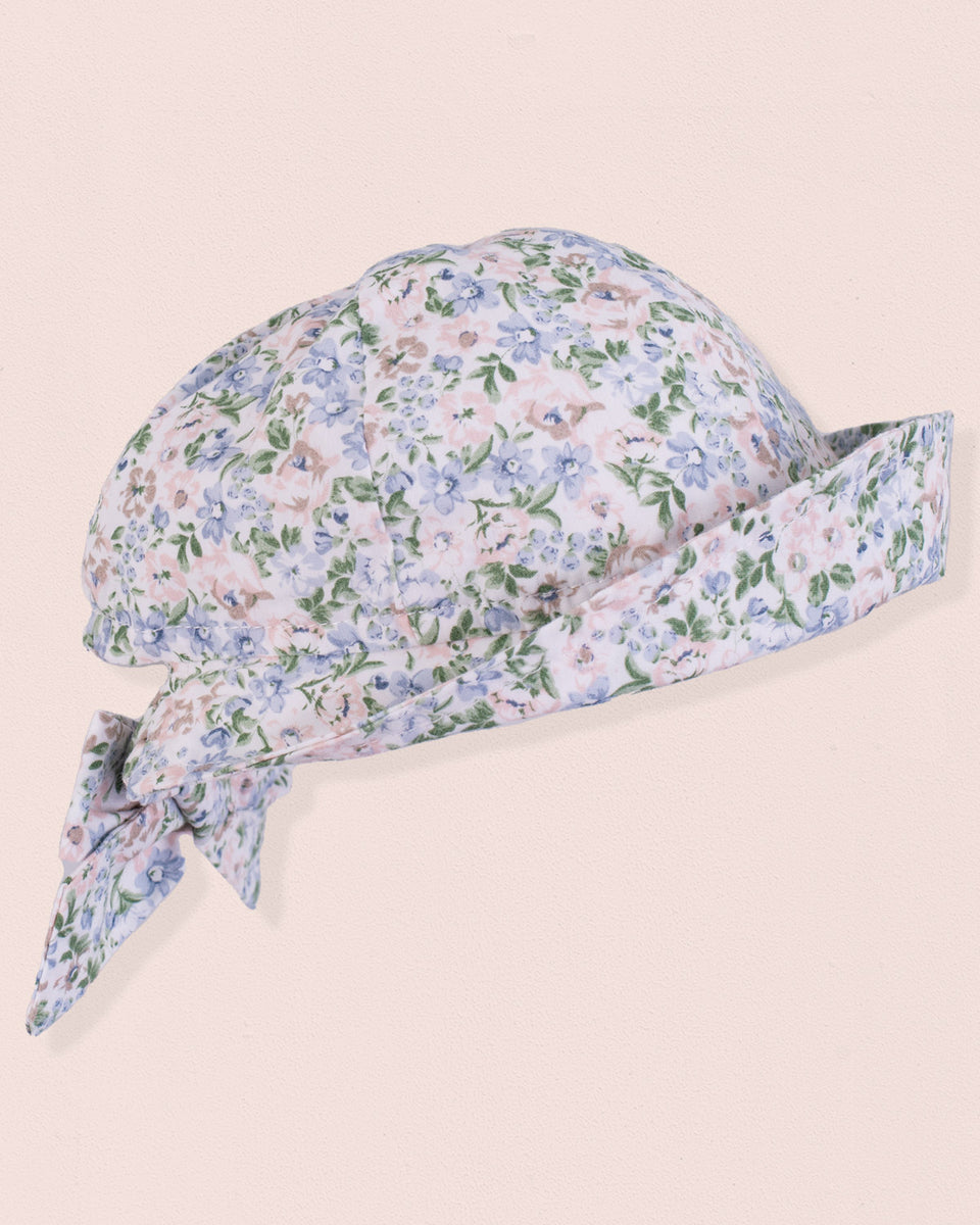 Lilia Lauren Blue Floral Hat