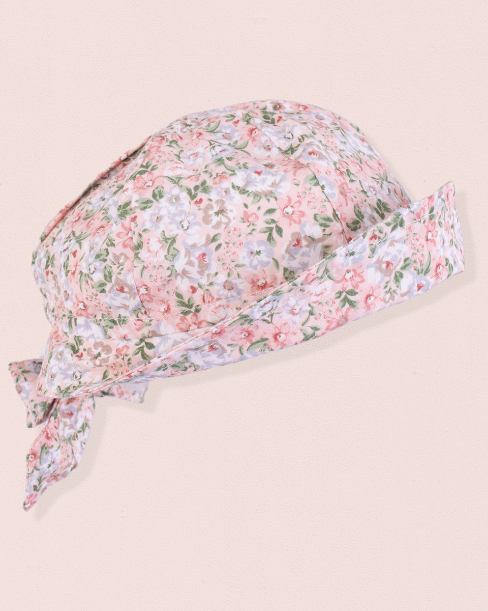 Lilia Lauren Pink Floral Hat