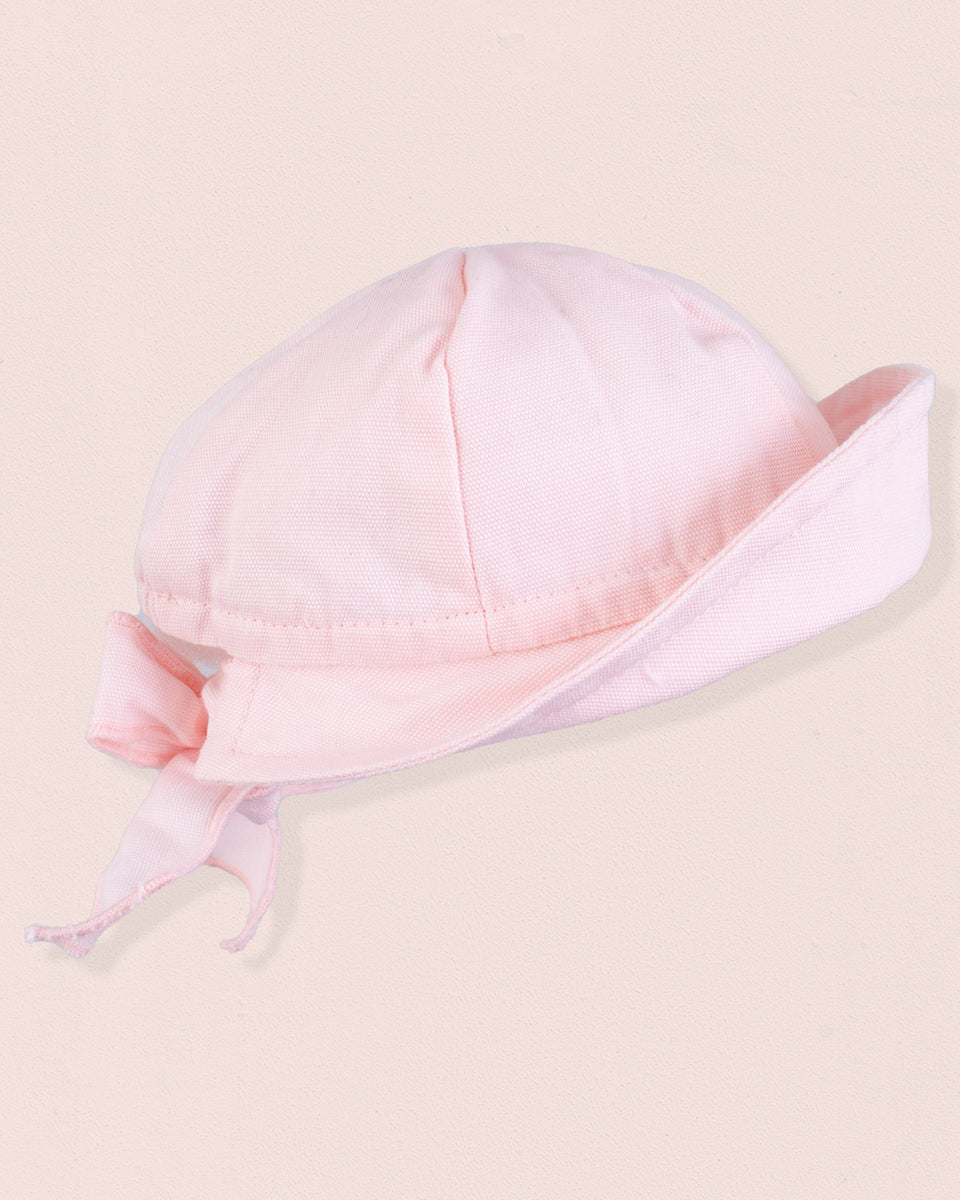 Lilia Pink Piqué Summer Hat