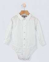 Louis Italian Fine White Onesie Shirt