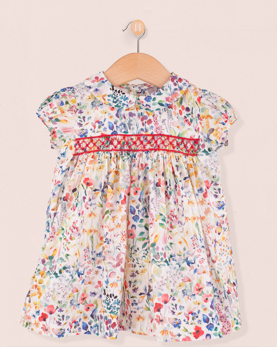Baby Madeline Liberty Felda Coral Dress