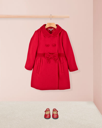 Madeline Classic Red Coat - Coat