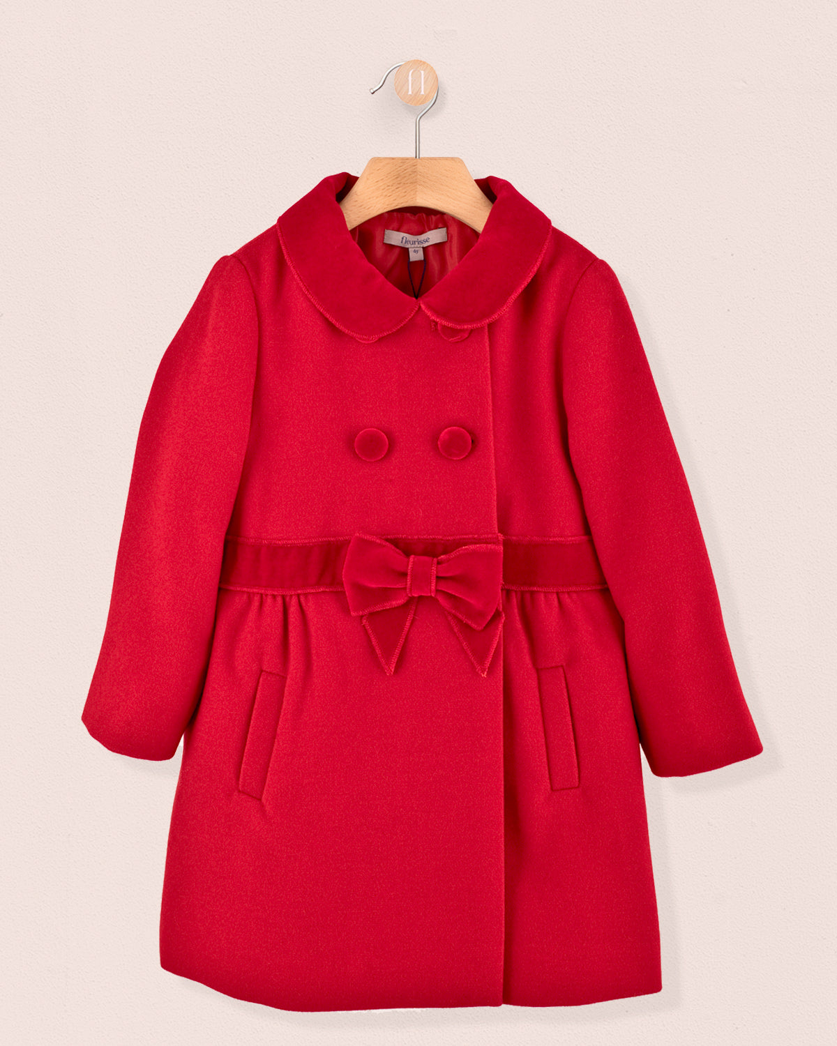 Madeline Classic Red Coat - Coat