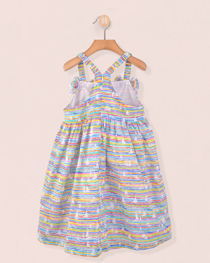 Nantucket Colorful Sail Sundress - Dress