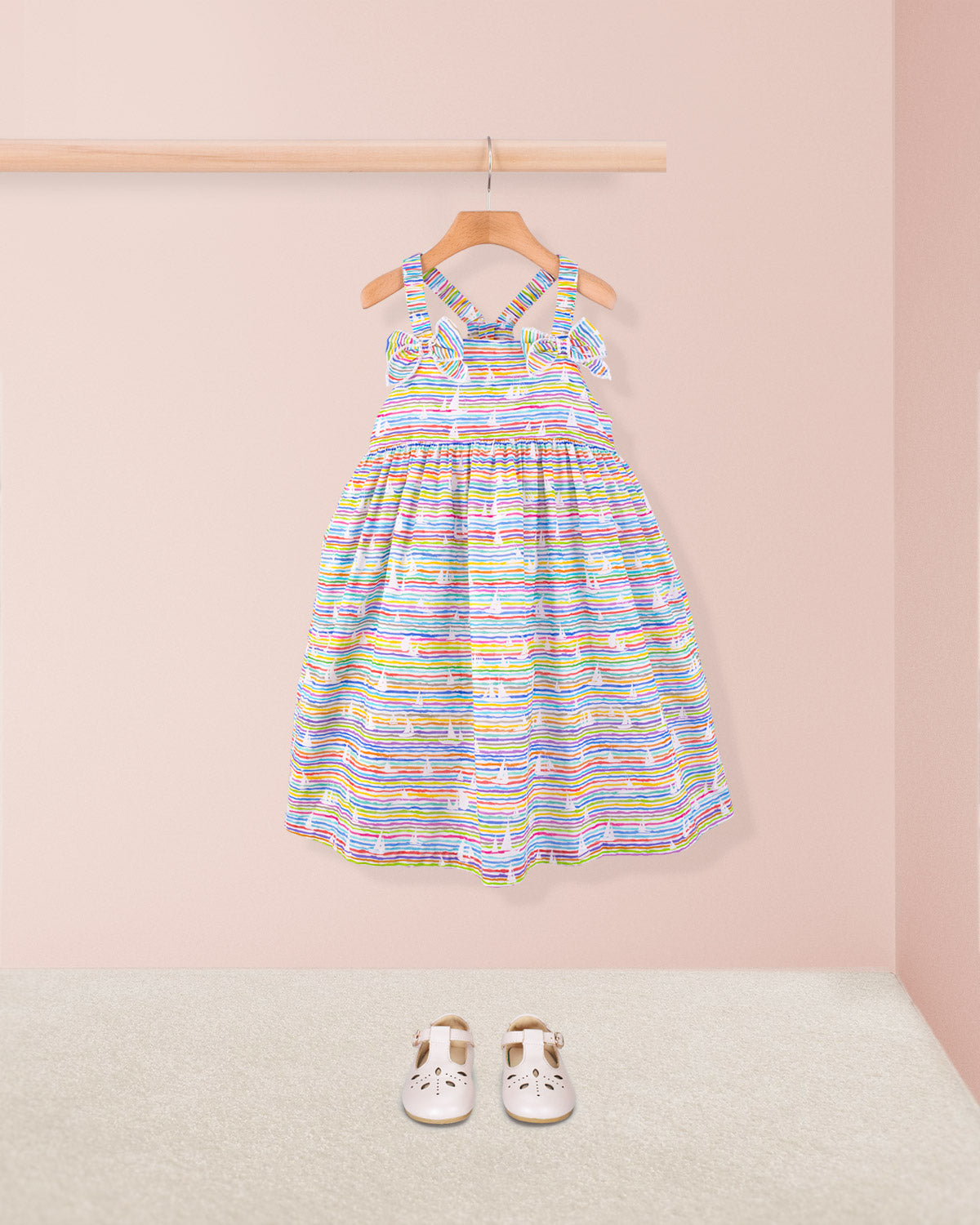 Nantucket Colorful Sail Sundress - Dress