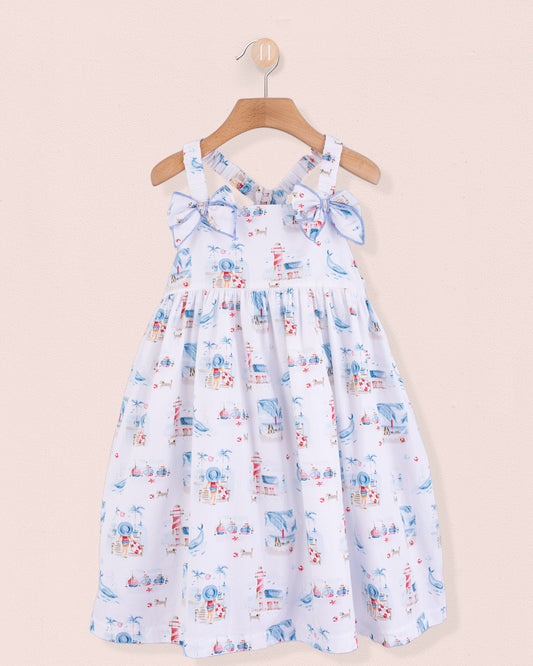 Nantucket Lighthouse Sundress - Dress