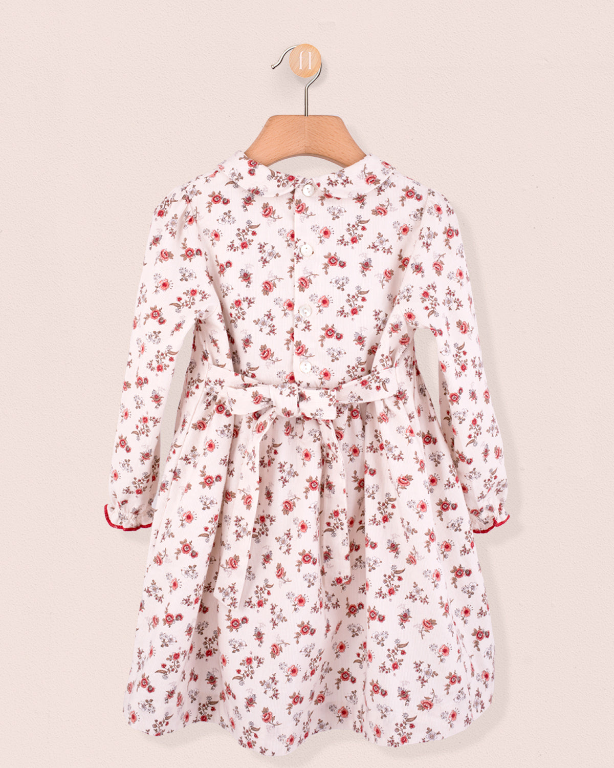 Violetta November Florals Dress - Smocked Dress