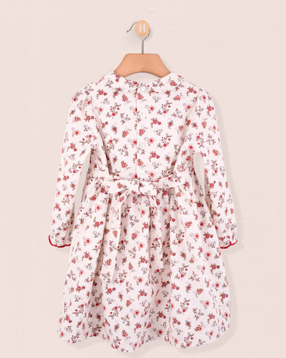 Violetta November Florals Dress - Smocked Dress