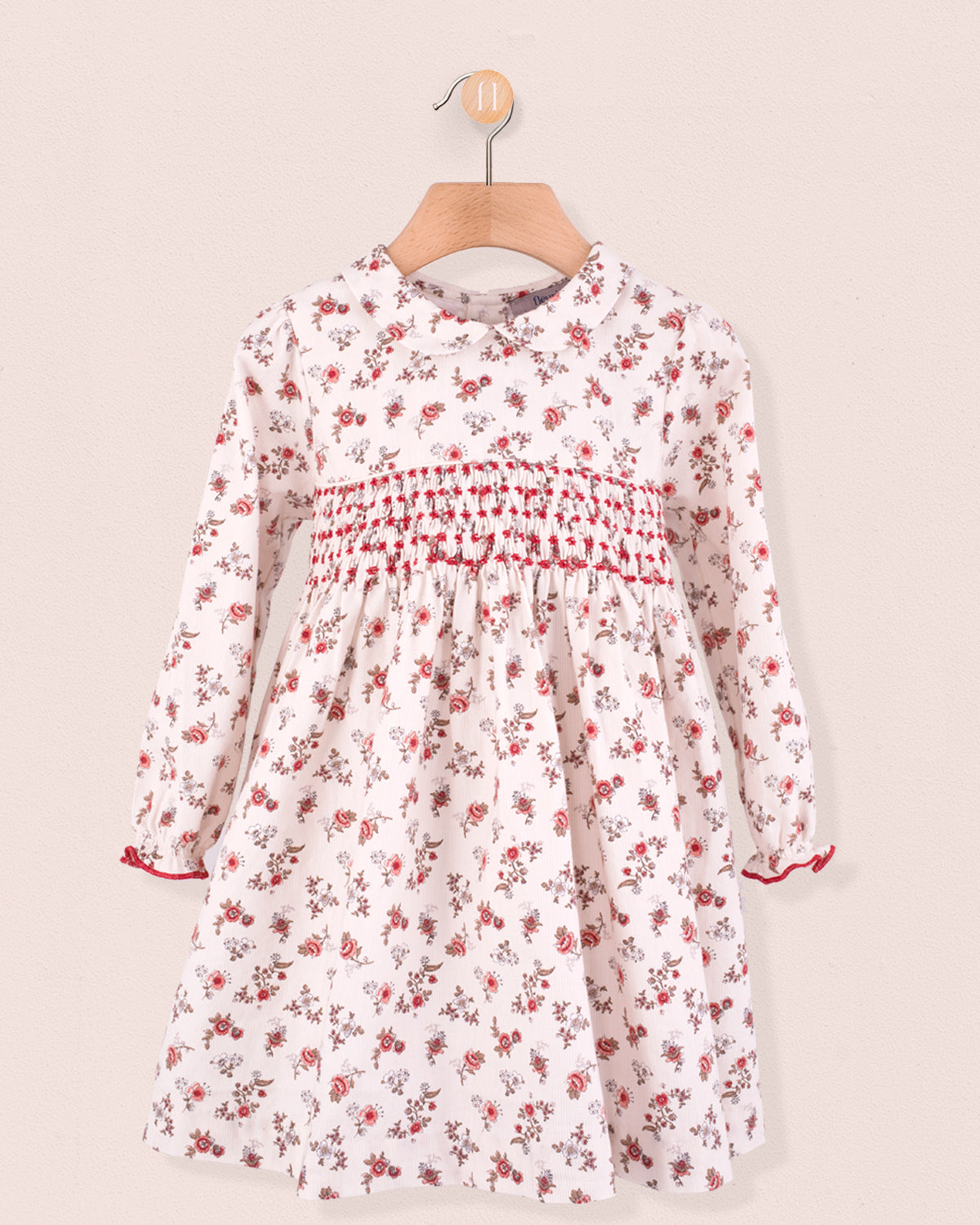 Violetta November Florals Dress - Smocked Dress