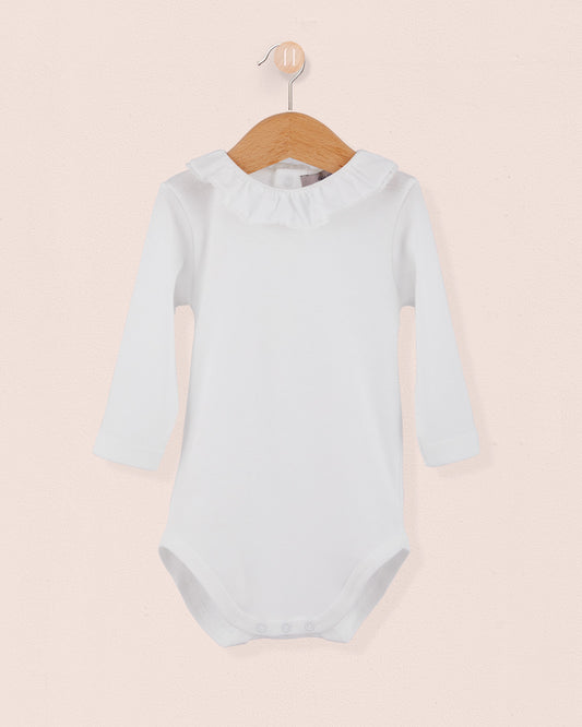 Onesie Italian White Lace Ruffle - Onesie
