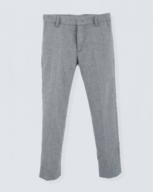 Oliver Italian Heather Grey Flannel Pant - Pant