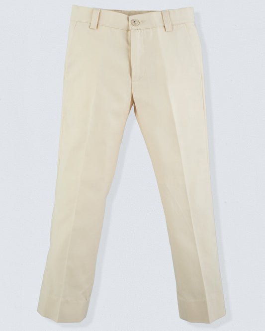 Oliver Italian Light Beige Twill Pant - Pant