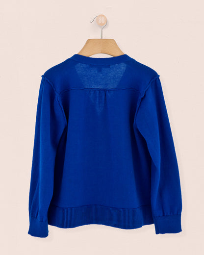 Olympia Royal Blue Cardigan - Cardigan