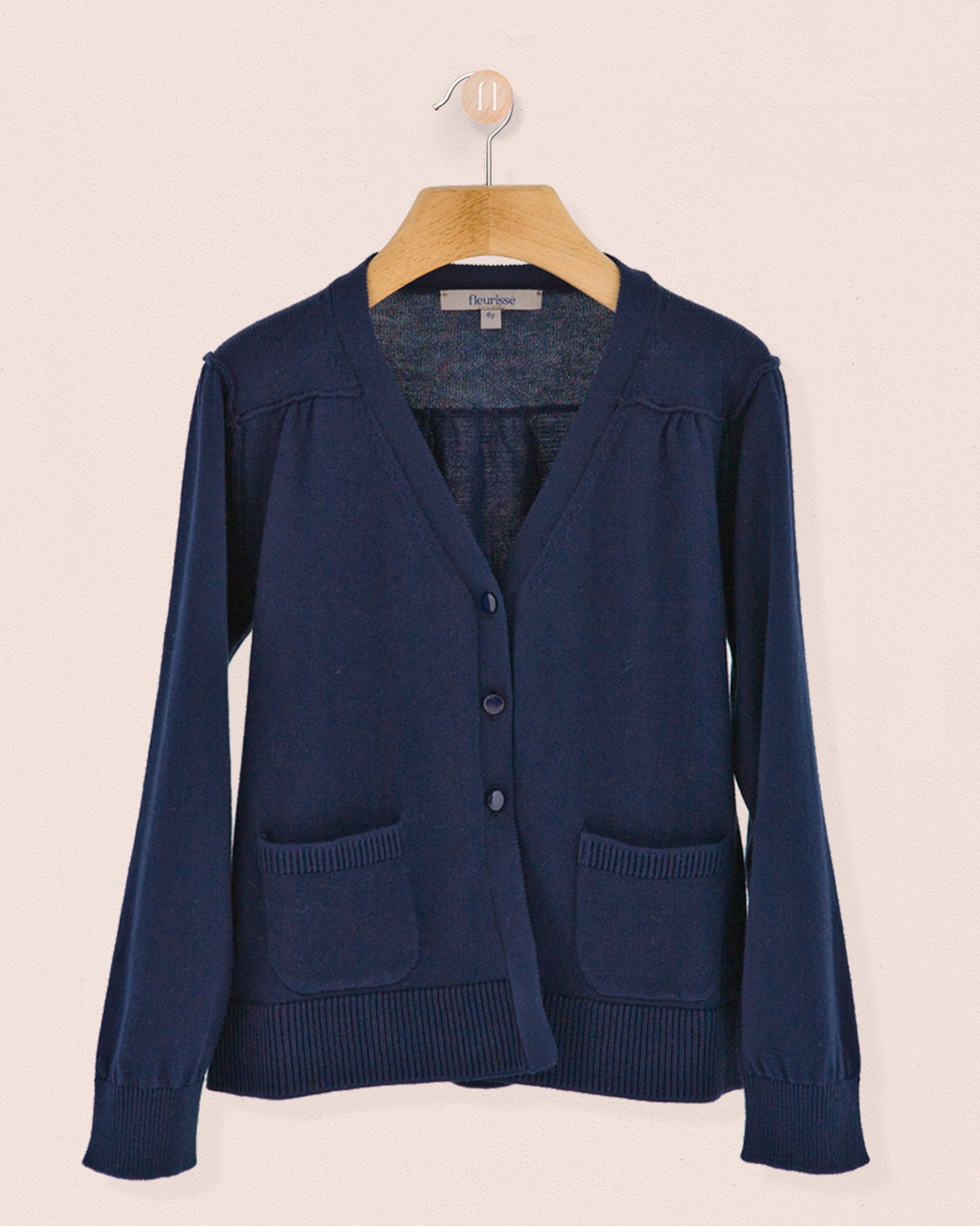 Olympia Navy Cardigan - Cardigan
