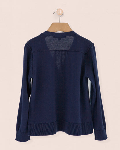 Olympia Navy Cardigan - Cardigan