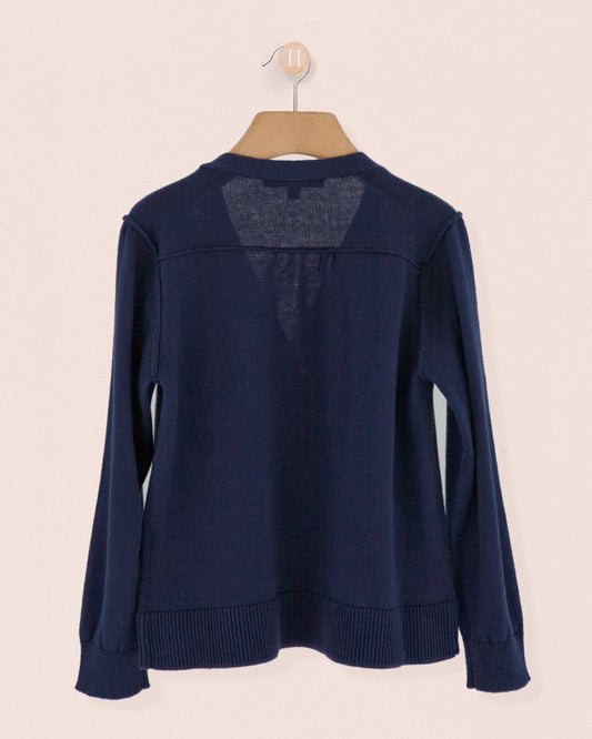 Olympia Navy Cardigan - Cardigan