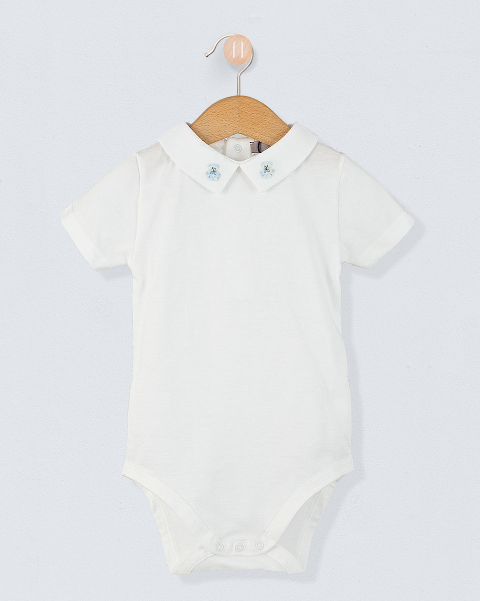 Andreas onesie with Embroidered Bear