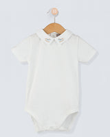 Andreas Onesie with Embroidered Rocking Horse Collar