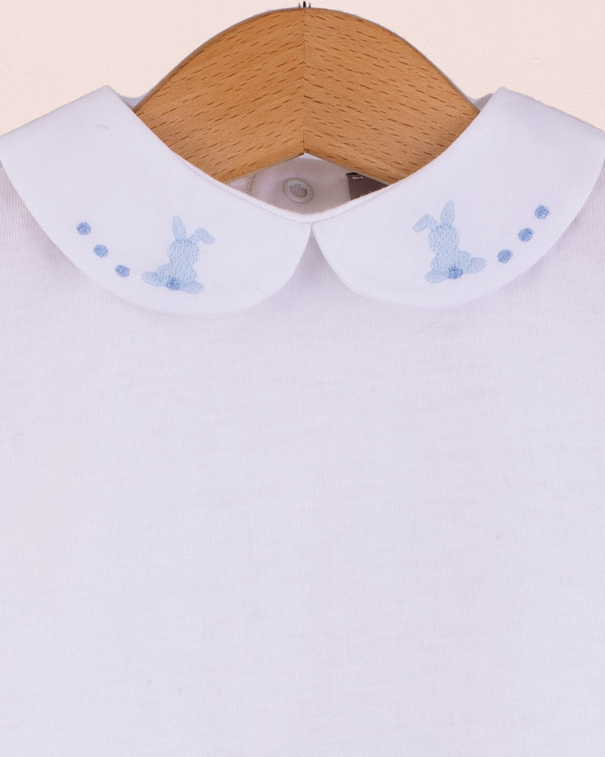 Ines onesie with Embroidered Blue Bunny - Onesie