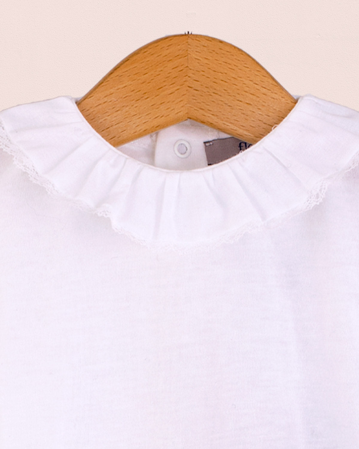 Ines Ruffle Onesie White Lace - Onesie