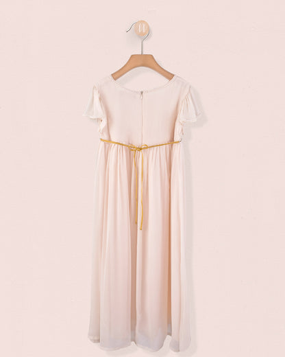 Ophelia Peach Tulle Gown 2Y-12Y - Dress