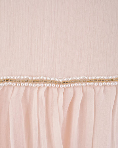 Ophelia Peach Tulle Gown 2Y-12Y - Dress