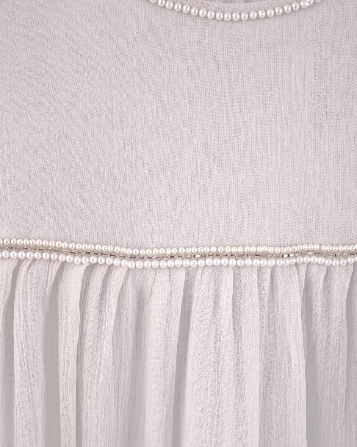 Ophelia Silver Chiffon Gown 2Y-12Y - Dress